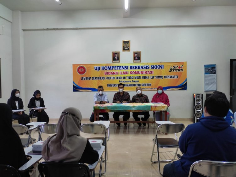 Bekali Video Editor Knowledge Mahasiswa Prodi Ilkom UMC, LSP STMM Gelar Uji Kompetensi Berbasis SKKNI